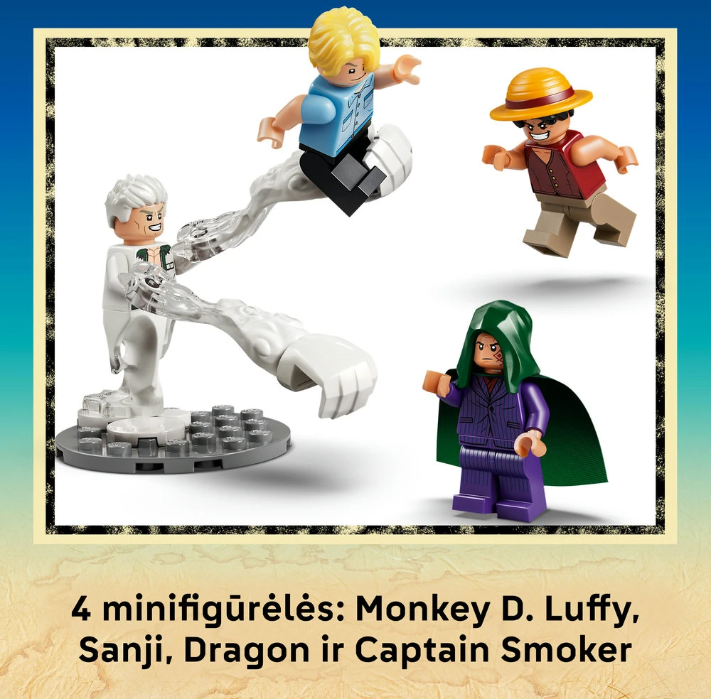 LEGO® ONE PIECE Lemiama kova su Captain Smoker Žaislas 75642