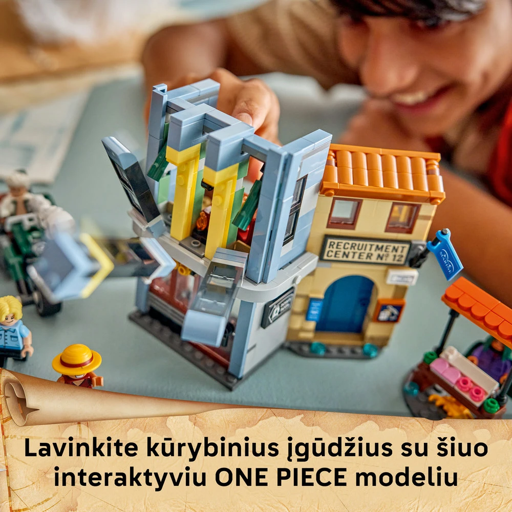 LEGO® ONE PIECE Lemiama kova su Captain Smoker Žaislas 75642