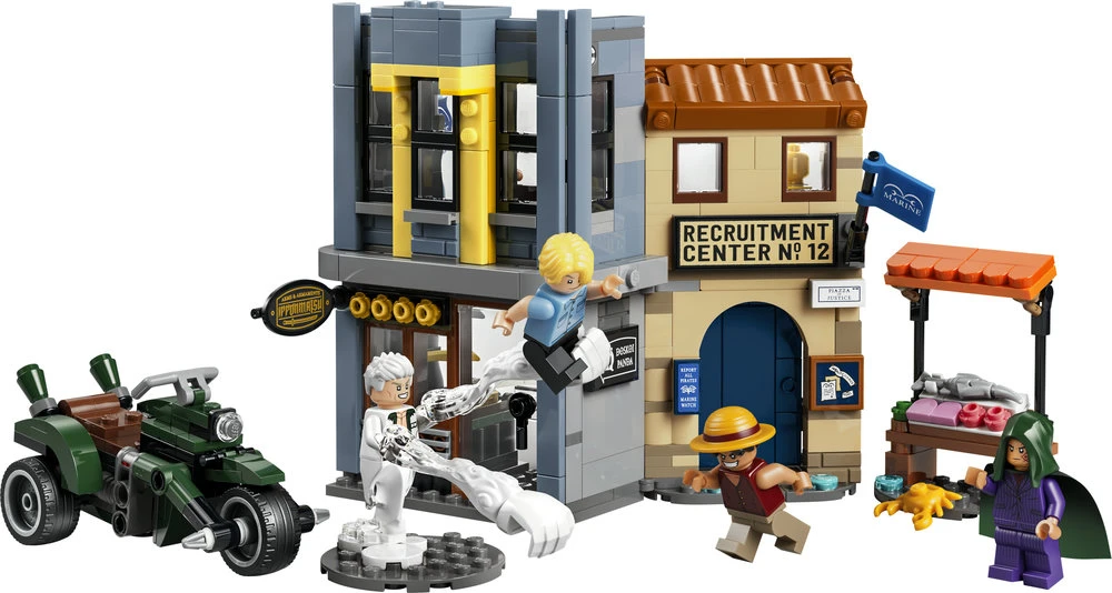 LEGO® ONE PIECE Lemiama kova su Captain Smoker Žaislas 75642