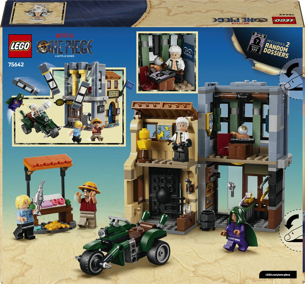 LEGO® ONE PIECE Lemiama kova su Captain Smoker Žaislas 75642