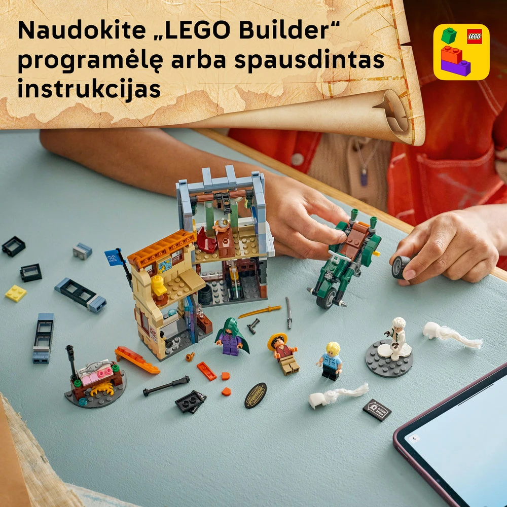LEGO® ONE PIECE Lemiama kova su Captain Smoker Žaislas 75642