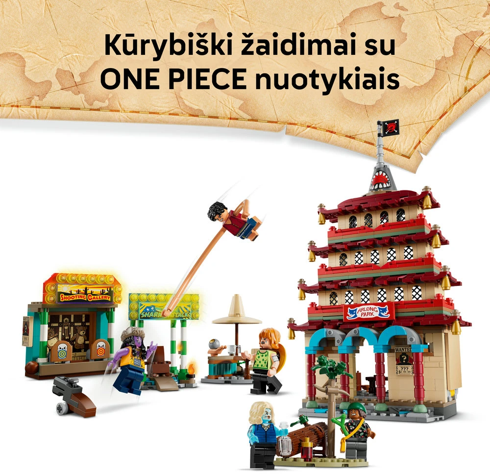 LEGO® ONE PIECE Mūšis Arlong Park Piratų žaislas 75638