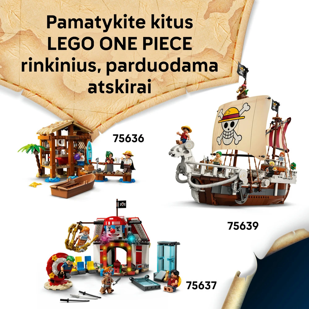 LEGO® ONE PIECE Mūšis Arlong Park Piratų žaislas 75638