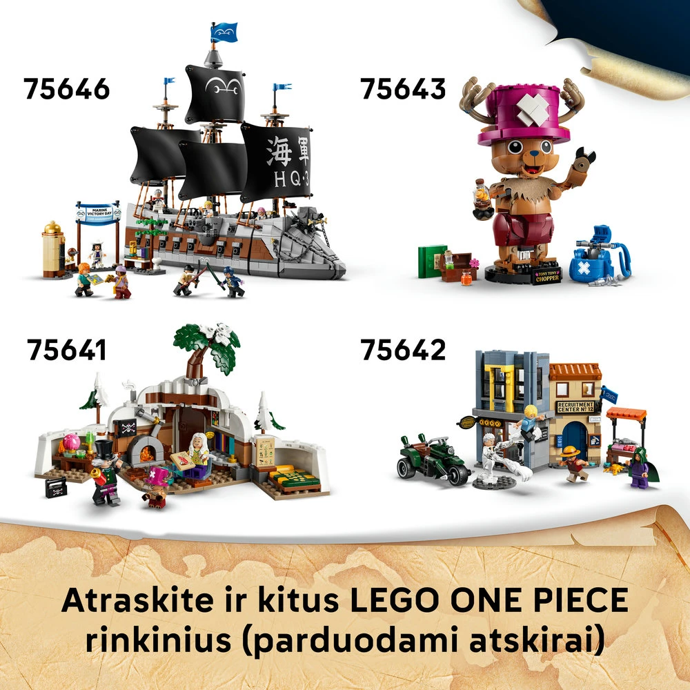 LEGO® ONE PIECE Mūšis prie Drum pilies Žaislas 75645