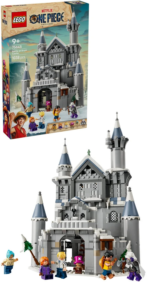 LEGO® ONE PIECE Mūšis prie Drum pilies Žaislas 75645