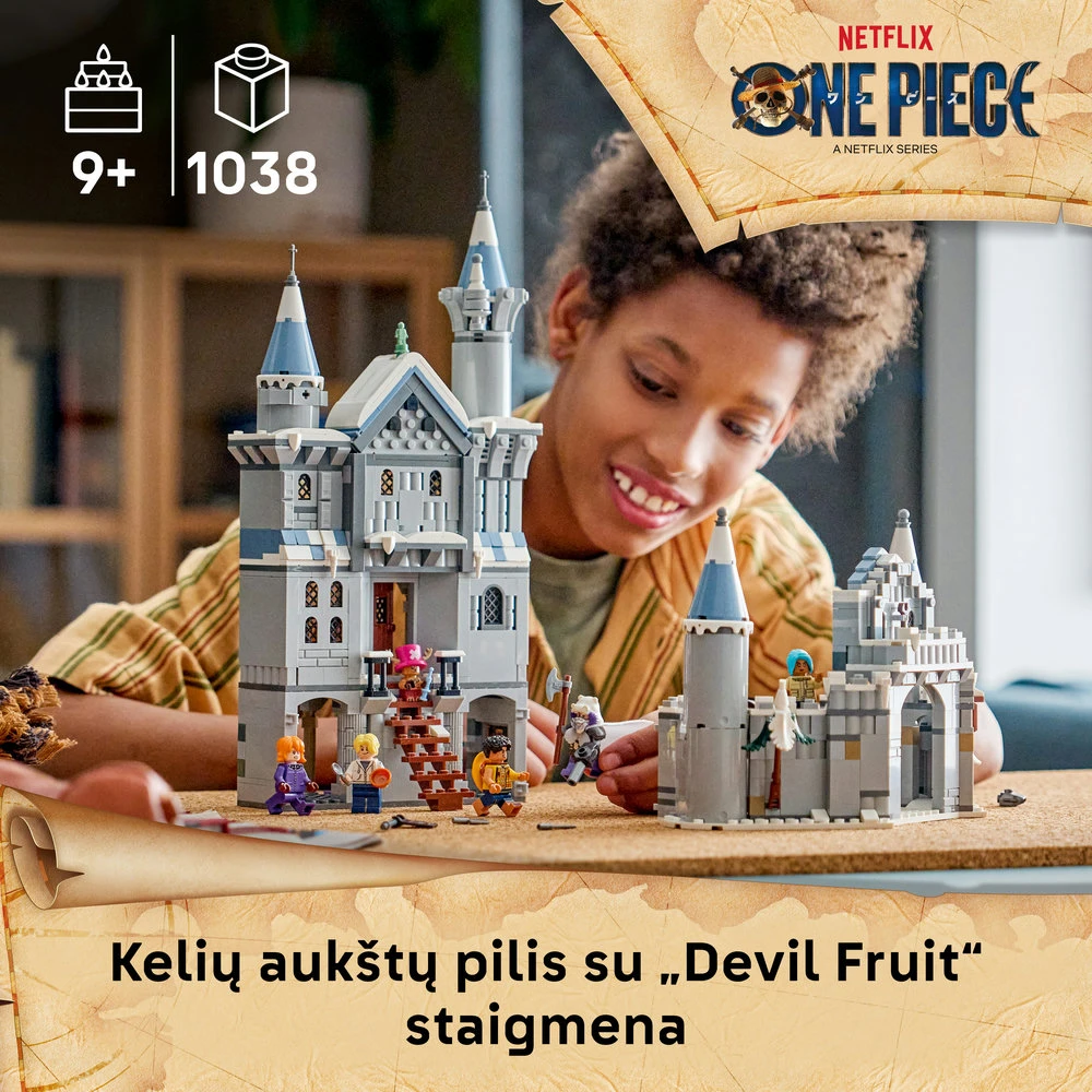 LEGO® ONE PIECE Mūšis prie Drum pilies Žaislas 75645