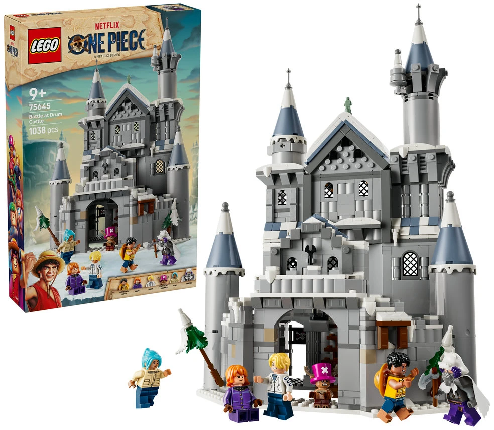 LEGO® ONE PIECE Mūšis prie Drum pilies Žaislas 75645