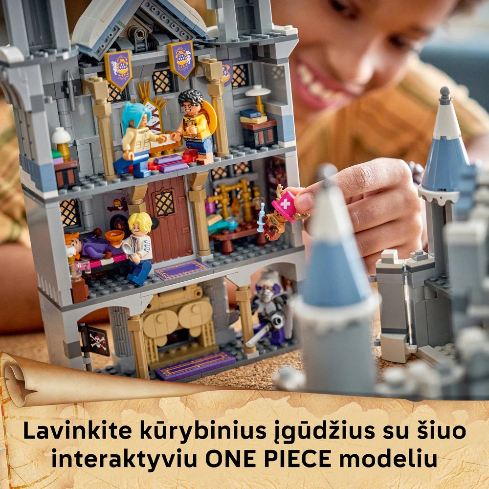 LEGO® ONE PIECE Mūšis prie Drum pilies Žaislas 75645