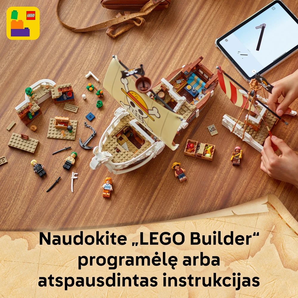 LEGO® ONE PIECE Piratų laivas „Going Merry“, žaislas 75639