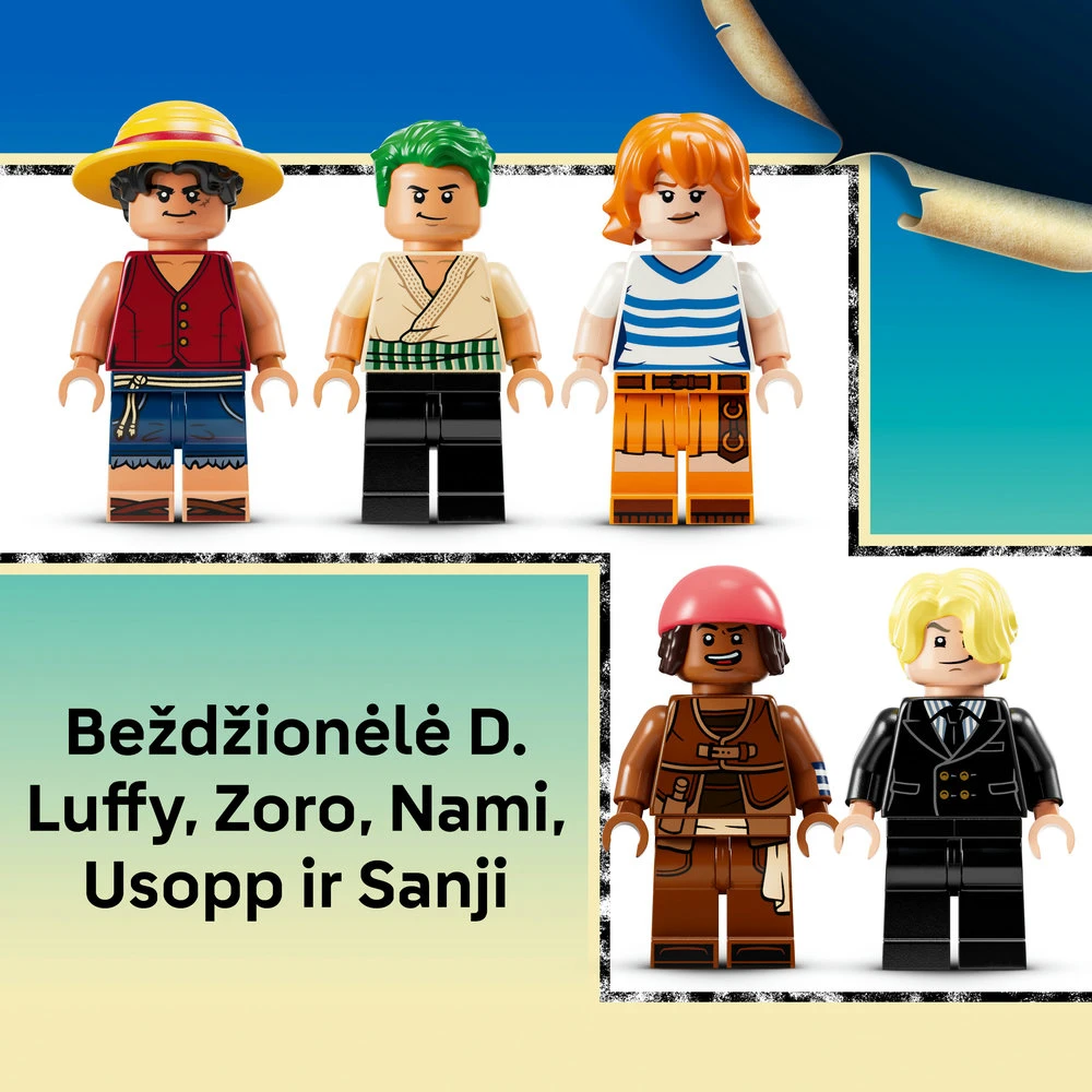 LEGO® ONE PIECE Piratų laivas „Going Merry“, žaislas 75639