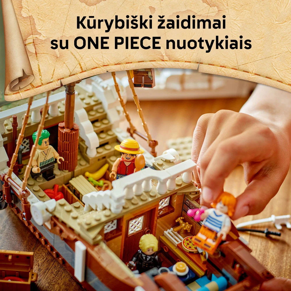 LEGO® ONE PIECE Piratų laivas „Going Merry“, žaislas 75639