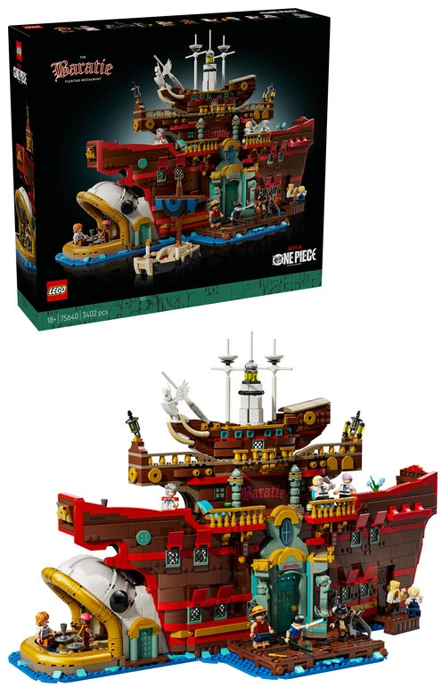 LEGO® ONE PIECE Plaukiojantis restoranas „Baratie“ 75640