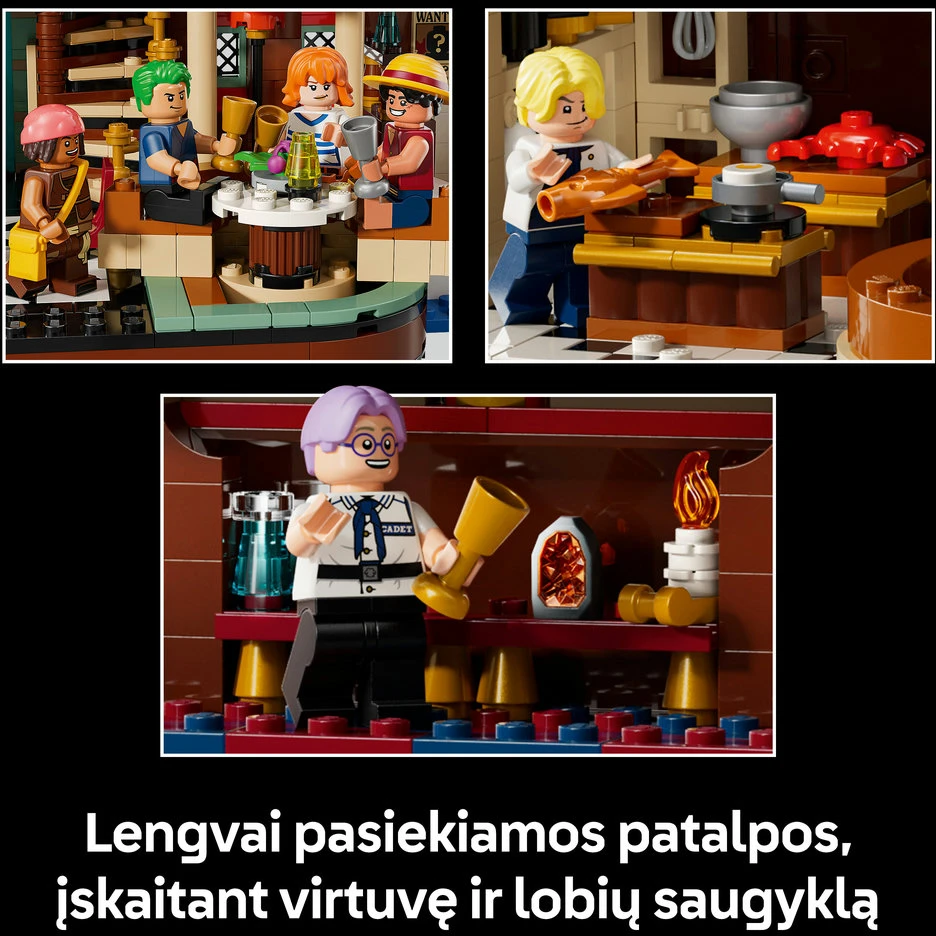LEGO® ONE PIECE Plaukiojantis restoranas „Baratie“ 75640