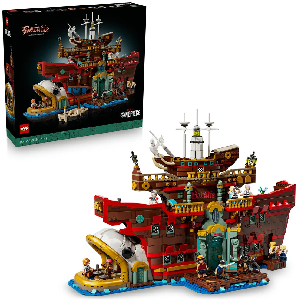 LEGO® ONE PIECE Plaukiojantis restoranas „Baratie“ 75640