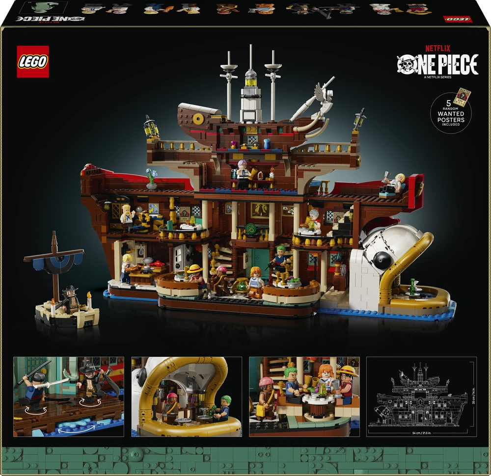 LEGO® ONE PIECE Plaukiojantis restoranas „Baratie“ 75640