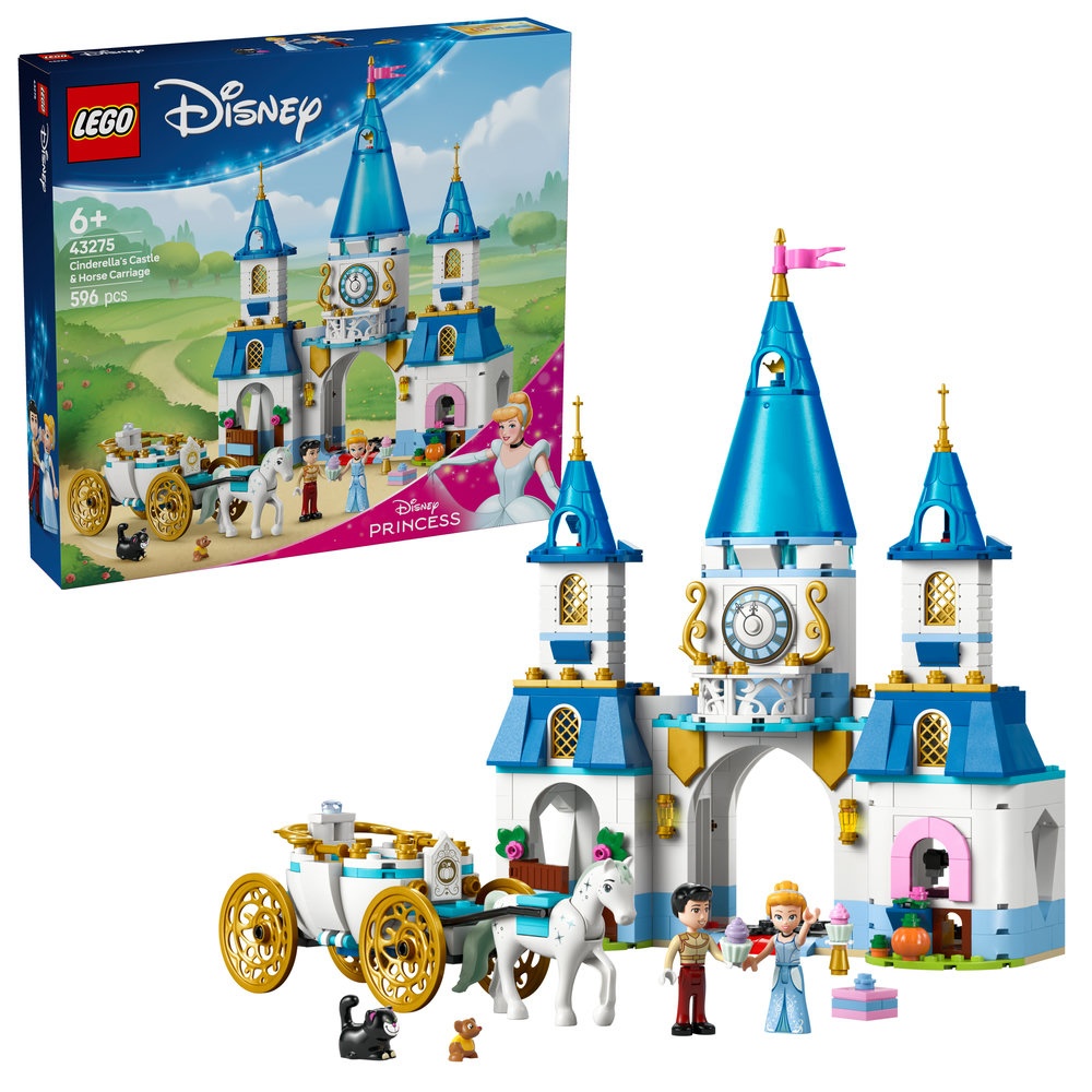 LEGO® Disney Pelenės pilis ir karieta (43275)