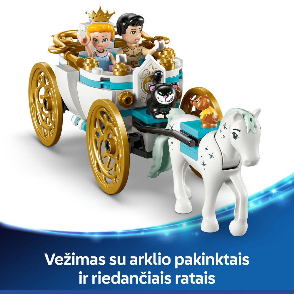LEGO® Disney Pelenės pilis ir karieta (43275)