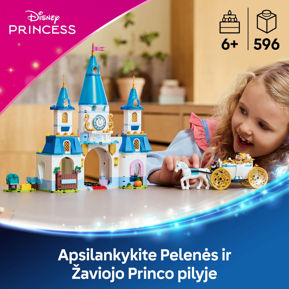 LEGO® Disney Pelenės pilis ir karieta (43275)