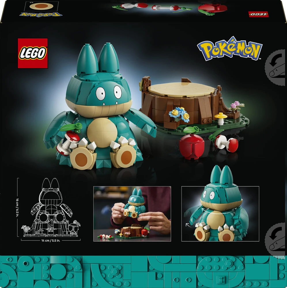LEGO® Pokémon™ Munchlax figūrėlės konstravimo rinkinys 72150