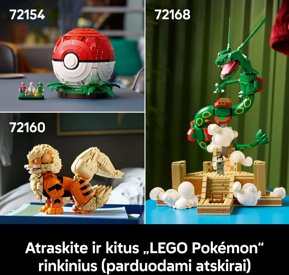 LEGO® Pokémon™ Munchlax figūrėlės konstravimo rinkinys 72150