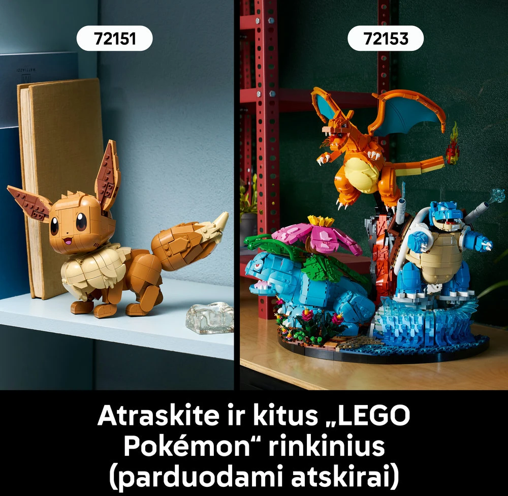 LEGO® Pokémon™ Pikačiu ir Poke kamuolys Konstravimo rinkinys 72152