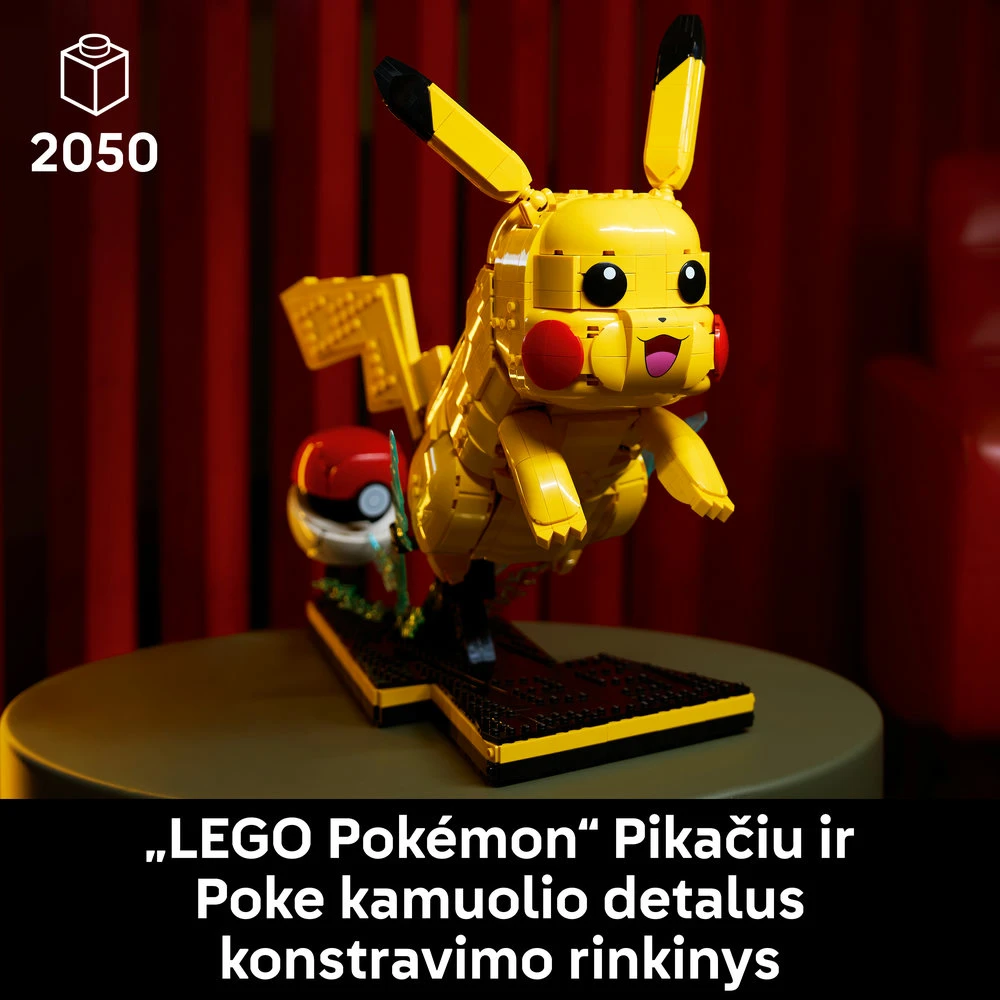 LEGO® Pokémon™ Pikačiu ir Poke kamuolys Konstravimo rinkinys 72152