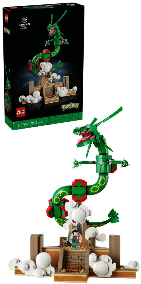 LEGO® Pokémon™ Rayquaza figūrėlės konstravimo rinkinys 72168