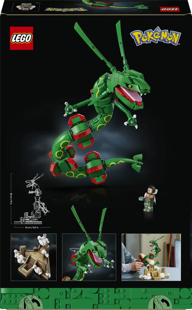 LEGO® Pokémon™ Rayquaza figūrėlės konstravimo rinkinys 72168