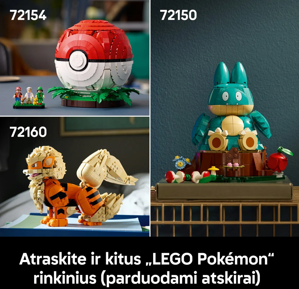 LEGO® Pokémon™ Rayquaza figūrėlės konstravimo rinkinys 72168