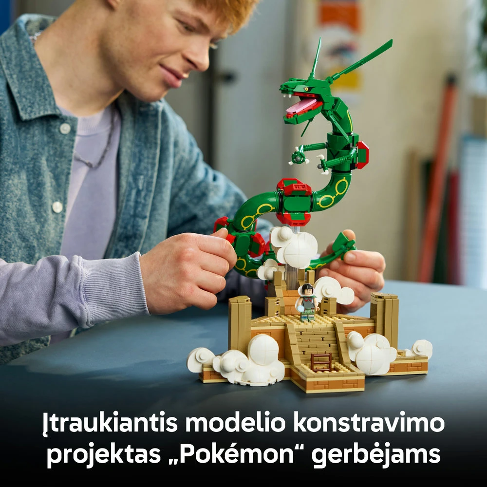 LEGO® Pokémon™ Rayquaza figūrėlės konstravimo rinkinys 72168