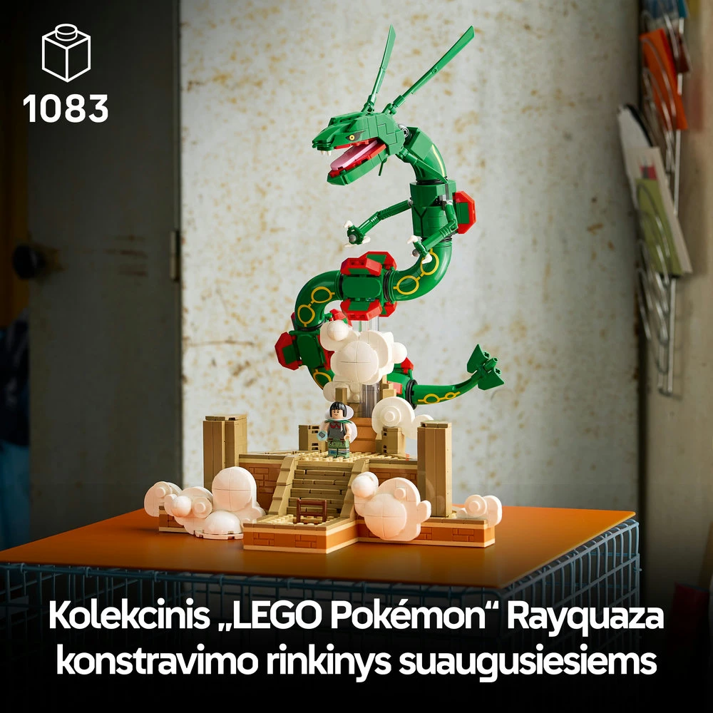 LEGO® Pokémon™ Rayquaza figūrėlės konstravimo rinkinys 72168