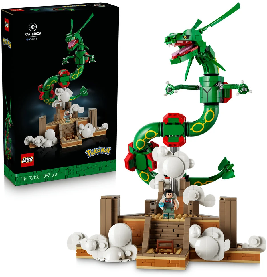 LEGO® Pokémon™ Rayquaza figūrėlės konstravimo rinkinys 72168
