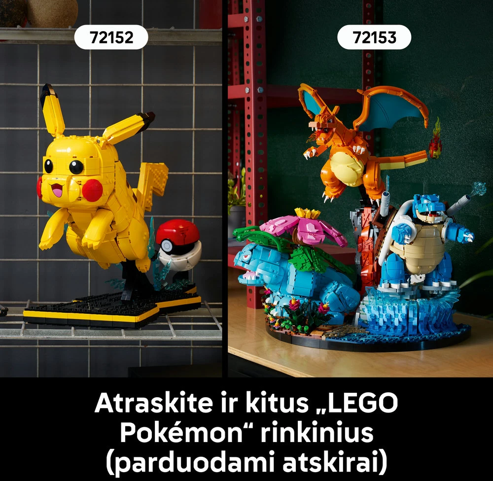 LEGO® Pokémon™ Yvi Modelio konstravimo rinkinys Suvenyras žaidėjams 72151