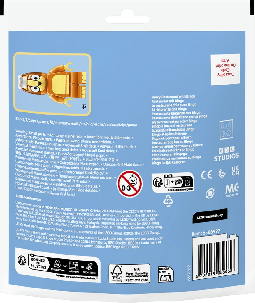 LEGO® Prašmatnus restoranas su Bingo 30713