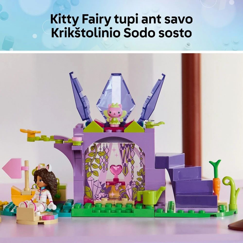 LEGO® Gabės lėlių namai Saldėsių kalnas ir katytės sodas 11205
