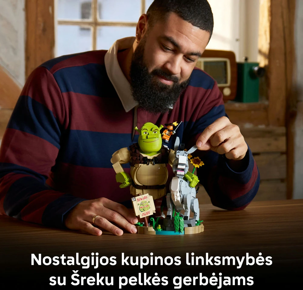 LEGO® Shrek: Šrekas, Asilas ir Batuotas Katinas Pūkis 72423
