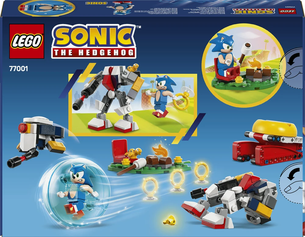 LEGO® Sonic the Hedgehog™: Sonic kova prie laužo 77001