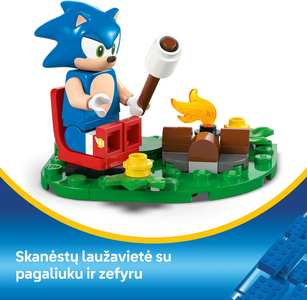 LEGO® Sonic the Hedgehog™: Sonic kova prie laužo 77001