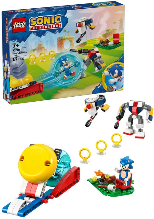 LEGO® Sonic the Hedgehog™: Sonic kova prie laužo 77001