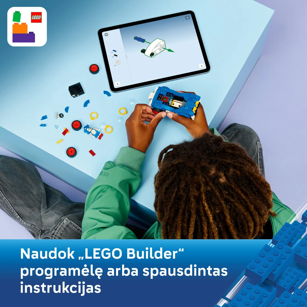 LEGO® Sonic the Hedgehog™ Sonikas: greitaeigis automobilis Žaibas 77117
