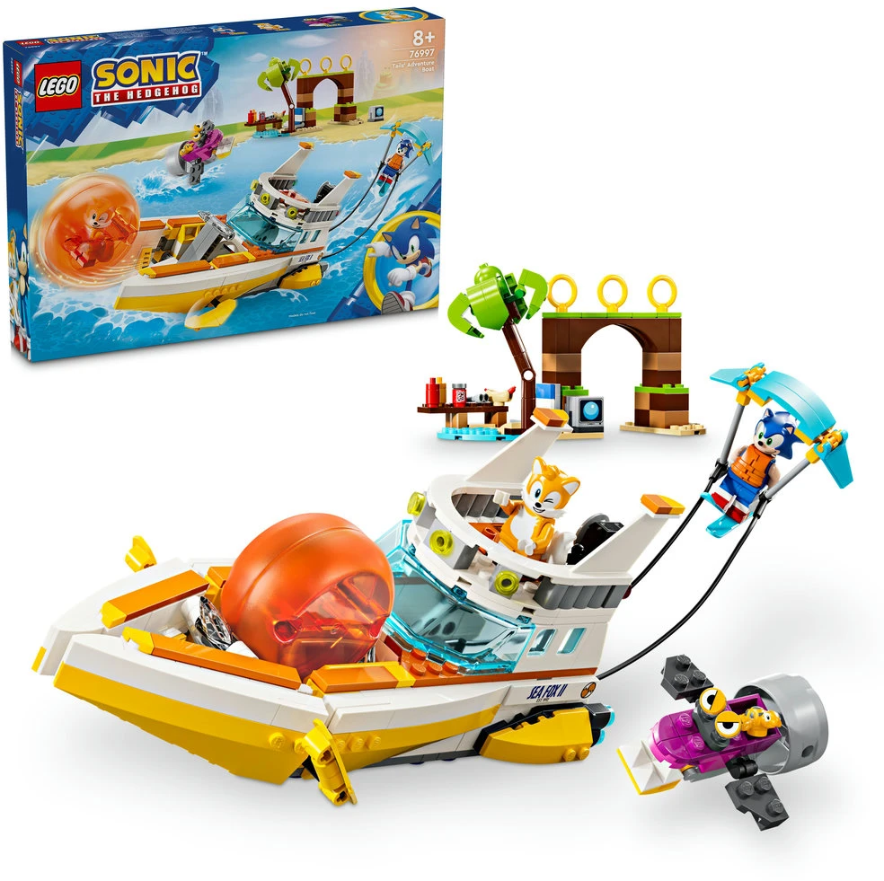 LEGO® Sonic the Hedgehog™ Tails nuotykių laivas (76997)