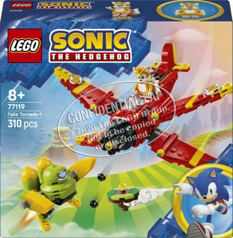 LEGO® Sonic the Hedgehog™ Tails „Tornado-1“ žaislas 77119