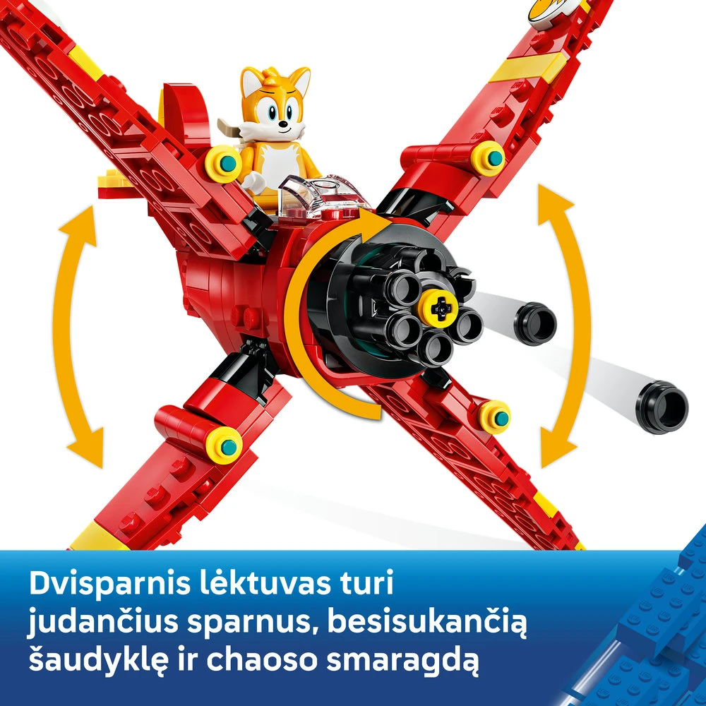 LEGO® Sonic the Hedgehog™ Tails „Tornado-1“ žaislas 77119