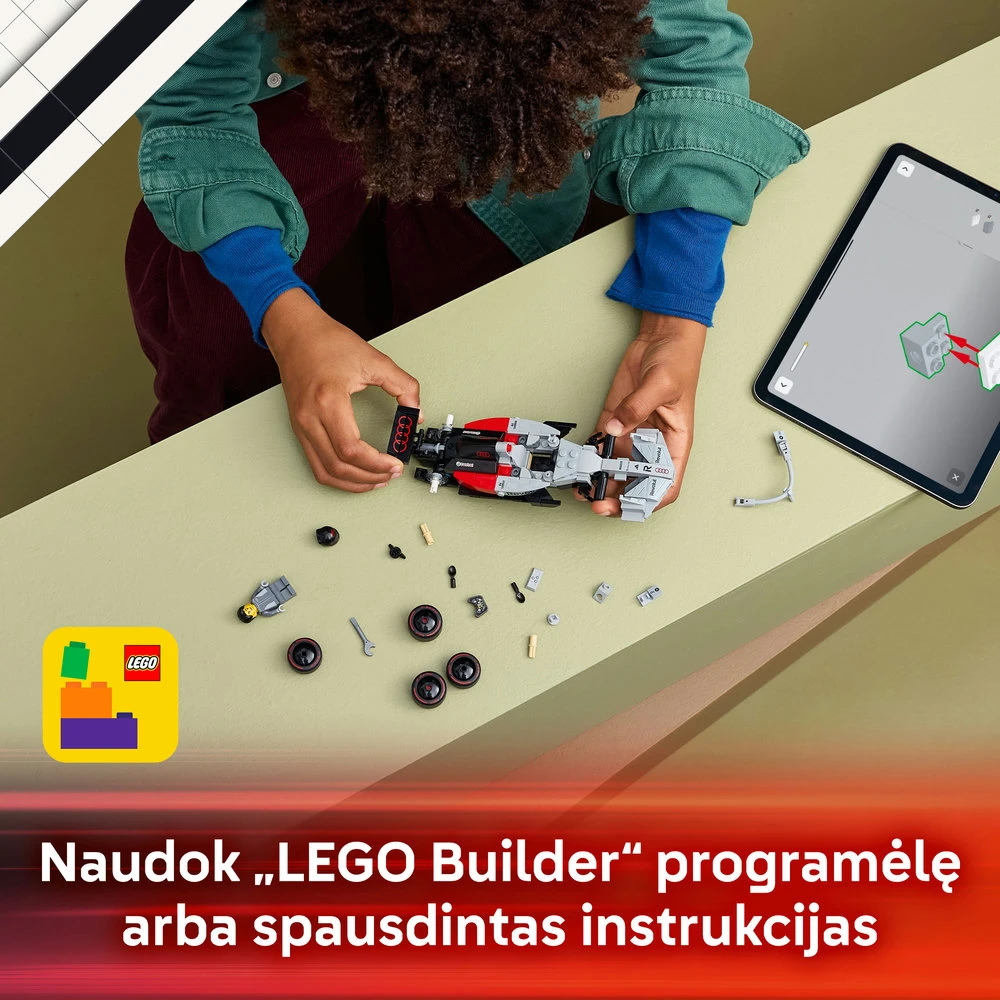 LEGO® Speed Champions Audi Revolut F1® Team R26 bolidas, 77259