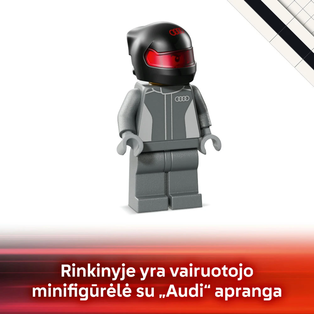 LEGO® Speed Champions Audi Revolut F1® Team R26 bolidas, 77259