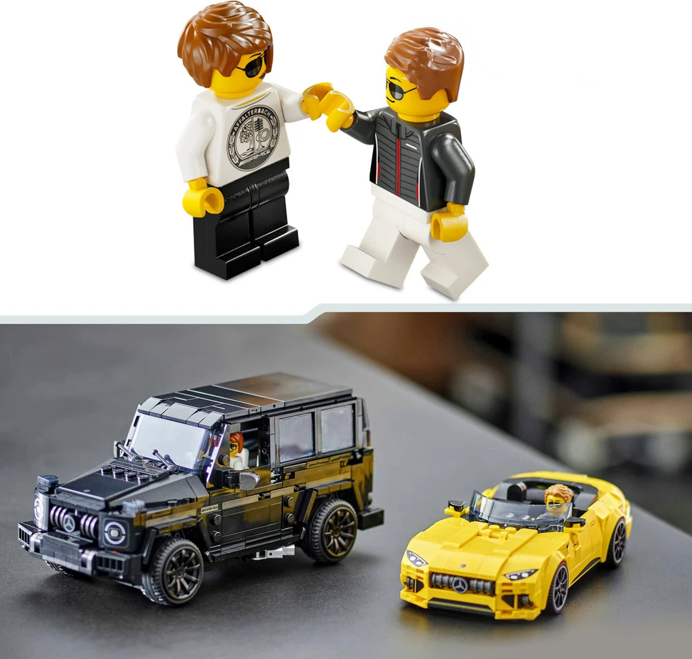 LEGO® Speed Champions automobiliai Mercedes-AMG G 63 ir Mercedes-AMG SL 63 76924