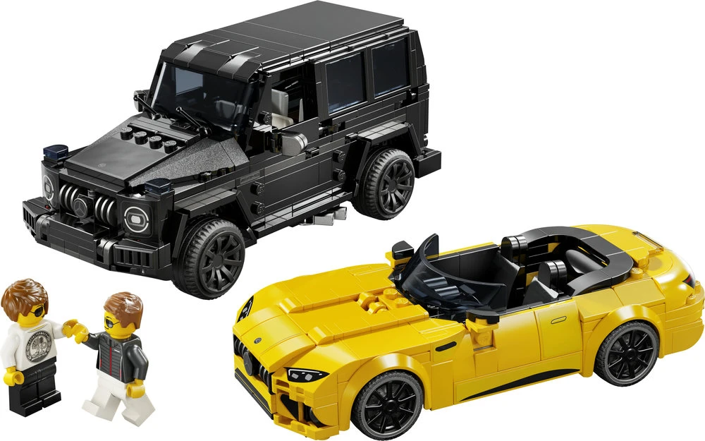 LEGO® Speed Champions automobiliai Mercedes-AMG G 63 ir Mercedes-AMG SL 63 76924