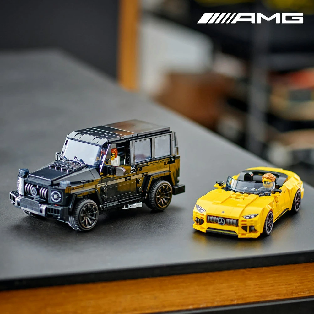 LEGO® Speed Champions automobiliai Mercedes-AMG G 63 ir Mercedes-AMG SL 63 76924