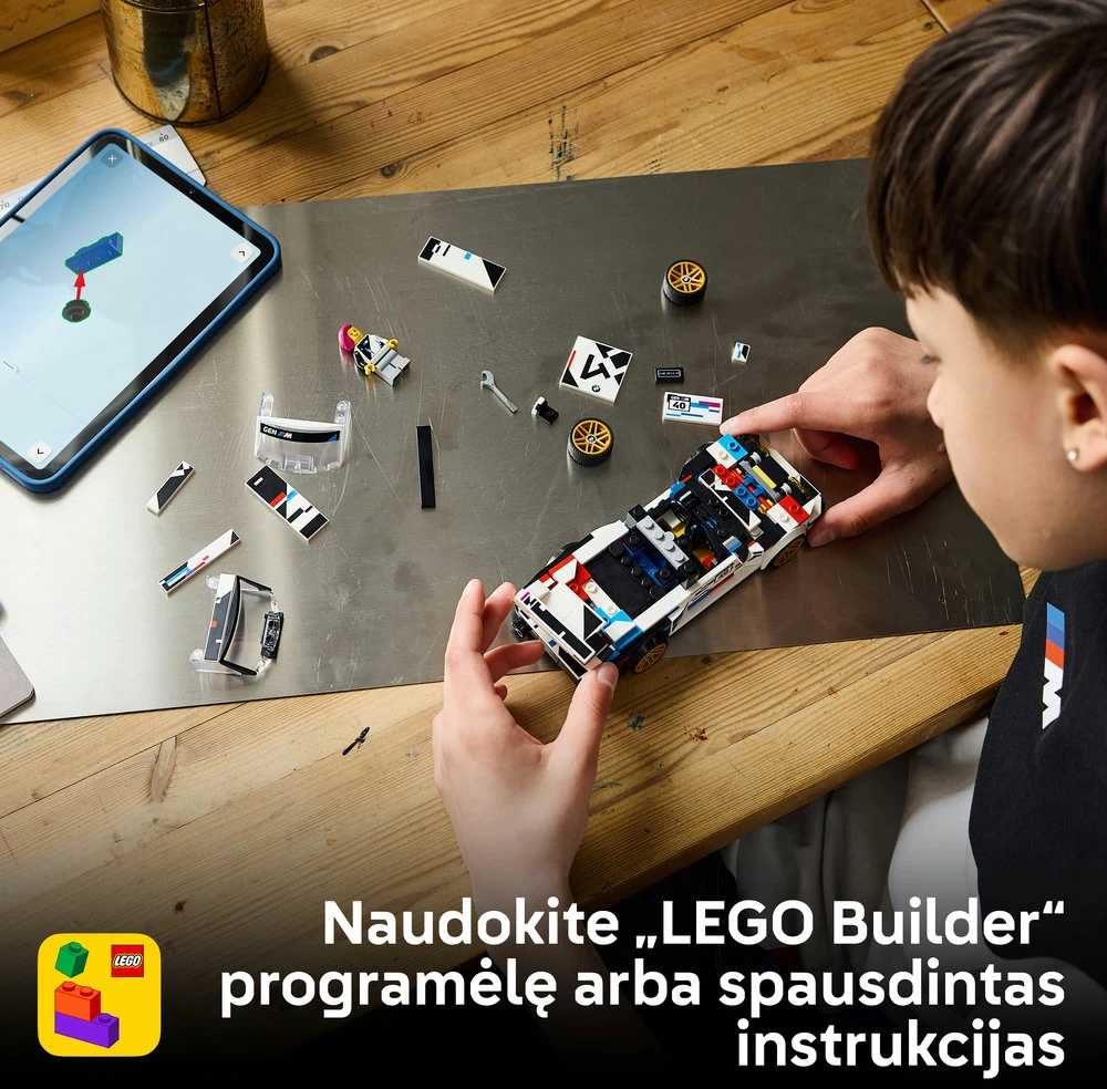 LEGO® Speed Champions BMW M3 (E30) Žaislinis rinkinys 77263