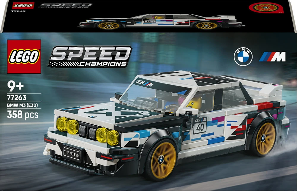 LEGO® Speed Champions BMW M3 (E30) Žaislinis rinkinys 77263